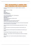IPAC&comma; documentation & complete vitals week 3 Questions with Correct Answers 