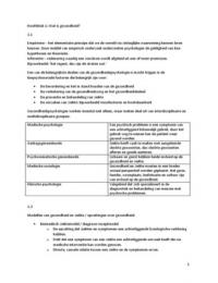 Gezondheidspsychologie H1 t&sol;m 7