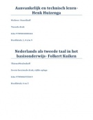 Summary NL BT3 2012- 2013