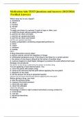 Medication Aide TEST Exam Questions and Answers &lpar;2024&sol;2025&rpar; &lpar;Verified Answers&rpar; &lpar;A&plus;&rpar;
