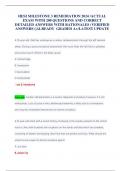 HESI MILESTONE 3 REMEDIATION 2024 &sol;ACTUAL EXAM WITH 200 QUESTIONS AND CORRECT DETAILED ANSWERS WITH RATIONALES &lpar;VERIFIED ANSWERS&rpar; &vert;ALREADY  GRADED A&plus;&sol;LATEST UPDATE