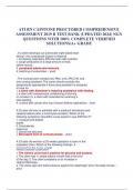 ATI RN CAPSTONE PROCTORED COMPREHENSIVE ASSESSMENT 2019 B TEST BANK &lpar;UPDATED 2024&rpar; NGN QUESTIONS WITH 100&percnt; COMPLETE VERIFIED SOLUTIONS&sol;A&plus; GRADE