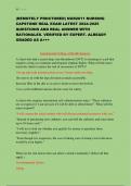 &lpar;Remotely Proctored&rpar; NUR2811 Nursing Capstone REAL EXAM LATEST 2024-2025 QUESTIONS AND REAL ANSWER WITH RATIONALES&period; VERIFIED BY EXPERT&period; ALREADY GRADED AS A&plus;&plus;&plus;