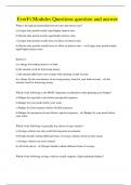 EverFi Modules Questions question and answer 