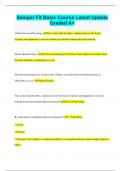 Semper Fit Basic Course Latest Update  Graded A&plus;