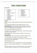 GRADE 9 APPROVED! Summary AQA GCSE English Literature: Frankenstein- Character/ Theme Profiles.