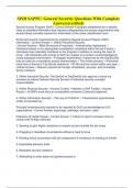SP&emacr;D SAPPC&colon; General Security Questions With Complete Answers&lpar;verified&rpar;