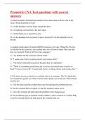Prometric CNA Test questions with correct answers|100% verified|28 pages