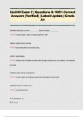 io240 Exam 2 &vert; Questions & 100&percnt; Correct  Answers &lpar;Verified&rpar; &vert; Latest Update &vert; Grade  A&plus;