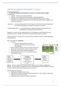 Samenvatting + Leerdoelen -  Blok 3: management van zorgorganisaties (week 1 - 3)