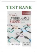 Test Bank For Brown's Evidence-Based Nursing: The Research-Practice Connection 5th Edition by Emily W. Nowak, ISBN 978-1284275889, Chapter 1-19||