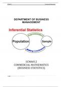 Summary Statistics for Management and Economics + XLSTAT Bind-in -  Commercial maths  (Scma)