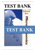 Test Bank for Microeconomics 16th Edition by Campbell McConnell Bruce Chapter 1-40 Complete Guide