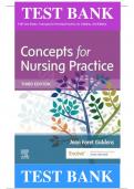Test Bank - Concepts for Nursing Practice, 3rd Edition (Giddens, 2021), Chapter 1-57 | All Chapters