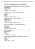 AAB MT Chemistry- Practice questions.
