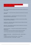 MOS 1023&colon; Final exam 2024 with complete solution