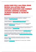 JASON CARO POLS 2306 FINAL EXAM REVIEW 2024 ACTUAL EXAM COMPLETE QUESTIONS AND CORRECT ANSWERS (VERIFIED ANSWERS) |ALREADY GRADED A+ RATED BY EXPERTS