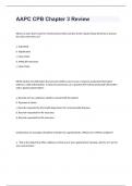 AAPC CPB Chapter 3 Review questions with 100% correct answers 2024/2025