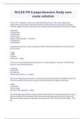 NCLEX PN-Comprehensive Study new exam solution