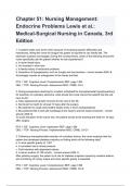 Chapter 51: Nursing Management: Endocrine Problems Lewis et al.: Medical-Surgical Nursing in Canada, 3rd Edition