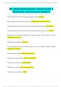NC State Board Barber Board Exam 2 Questions and Answers Rated A