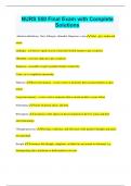 NURS 550 Bundled Exams Questions and Answers Latest Versions &lpar;Complete and Accurate&rpar;