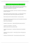 HPHY 323&colon; Final Review GRADED A&plus; 