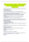 ARF Exam Study Guide 1 (2024 Update) || Complete Questions & Answers (Graded A+)