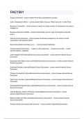 FAC1501 Questions & answers