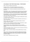 COLORADO TURF PESTICIDE EXAM &ndash; PESTICIDES