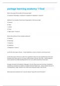 portage learning anatomy 1 final Questions & Answers Already Passed&excl;&excl;