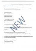 capstone med surg EXAM WITH VERIFIED QUESTIONS AND ANSWERS LATEST UPDATE 100&percnt; CORRECT