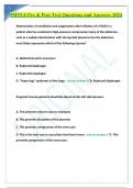 PHTLS Pre & Post Test Questions and Answers 2024.