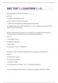 EMT Test 1 ( Chapters 1 - 5 )50 Questions And Answers