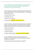 ATI RN FUNDAMENTALS PROCTORED NEWEST 2024/2025 VERSION  STUDY GUIDE 200+ QUESTIONS AND CORRECT ANSWERS WITH RATIONALES (100%) |ALREADY GRADED A+    A nurse is assessing a client who is receiving intravenous therapy. The nurse should identify which of the 