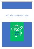 WFT BASIS SAMENVATTING