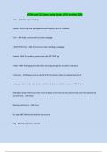 HTML and CSS Exam Study Guide 100&percnt; Verified 2024