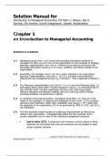 Solution Manual for Introduction to Managerial Accounting 7th Canadian Edition by Peter C&period; Brewer