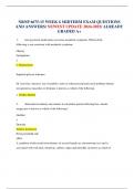 NRNP 6675-15 WEEK 6 MIDTERM EXAM QUESTIONS AND ANSWERS/ NEWEST UPDATE 2024-2025/ ALREADY GRADED A+