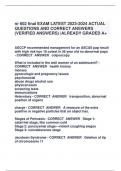 nr 602 final EXAM LATEST 2023-2024 ACTUAL  QUESTIONS AND CORRECT ANSWERS  (VERIFIED ANSWERS) |ALREADY GRADED A+