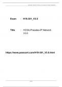 H19-301_V3.0 HCSA-Presales-IP Network V3.0 Exam Dumps