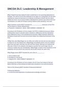 SNCOA DLC&colon; Leadership & Management Exam 2024&sol;2025 Questions With Guaranteed Solutions&period;