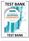 Test Bank for Foundations of Nursing Research 7th Edition By Rose Marie Nieswiadomy; Catherine Bailey Chapter 1-20 Complete Guide A+