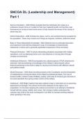SNCOA DL &lpar;Leadership and Management&rpar; Part 1 Exam 2024&sol;2025 Questions With Completed Solutions&period;