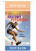 Test Bank for Anthony's Textbook of Anatomy & Physiology 21st Edition by Kevin T. Patton, Gary A. Thibodeau, Chapters 1 - 48 Complete Guide