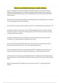 Idaho Life and Health Final Exam Complete Solutions 