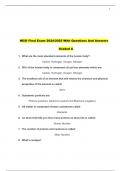 HESI Final Exam 2024/2025 With Questions And Answers Graded A