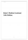 Kinn's Medical Assistant 14th Edition