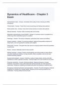 Dynamics of Healthcare - Chapter 3 Exam with correct Answers