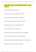 MB &lpar;ASCP&rpar; Exam &vert; Latest 2024 With 100&percnt; Correct Answers